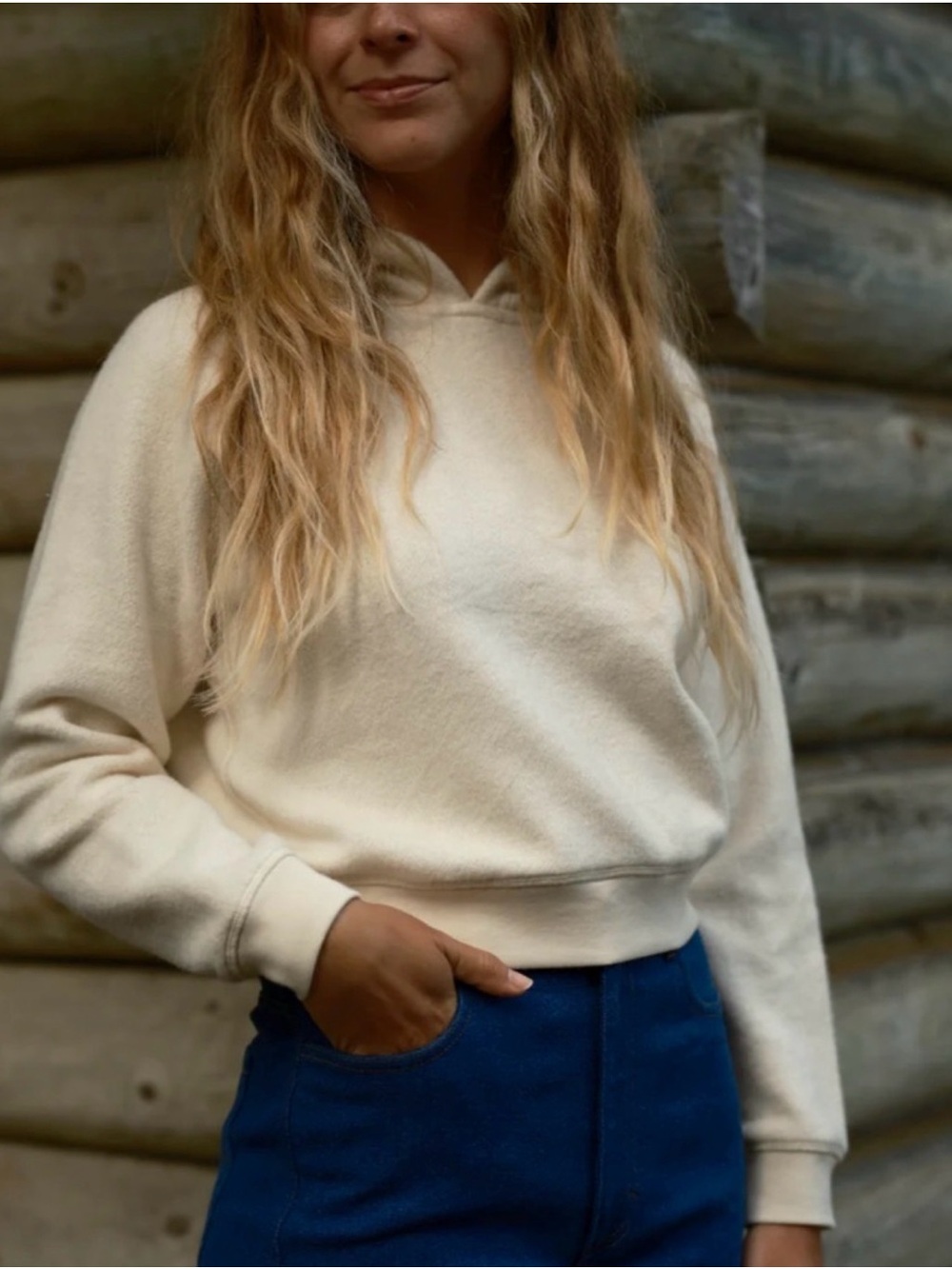Mollusk brand new with tags softest cream Pullover Hoodie - Women's Casual